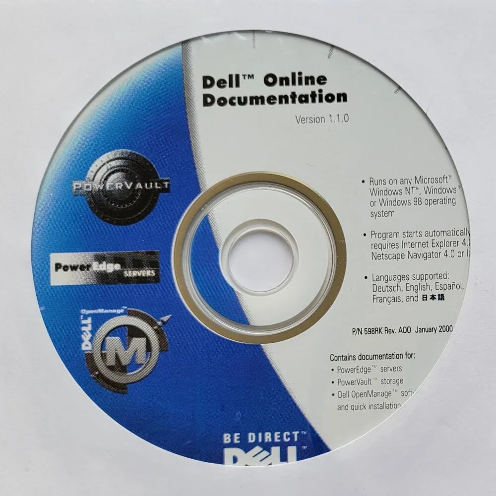 Vintage - Dell Online Documentation Version 1.1.0, 2000